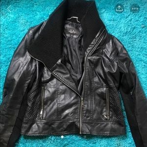 Faux Leather Jacket